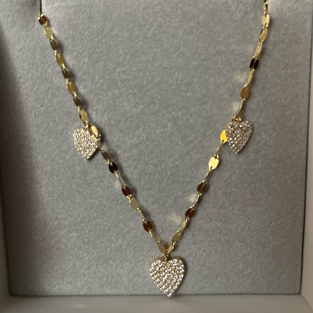 NWT 14k Gold and Diamond Necklace